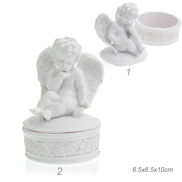 Шкатулка Ангел 6,5х10 см / L222 /уп 144/