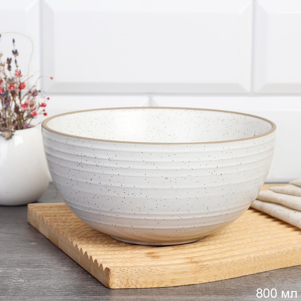 Салатник глубокий 800 мл / TF-190 /уп 32/ 15х7 см