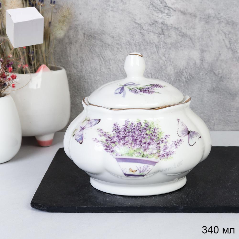 Сахарница 340 мл / FY22003 АКЦИЯ /уп 36/ Лаванда