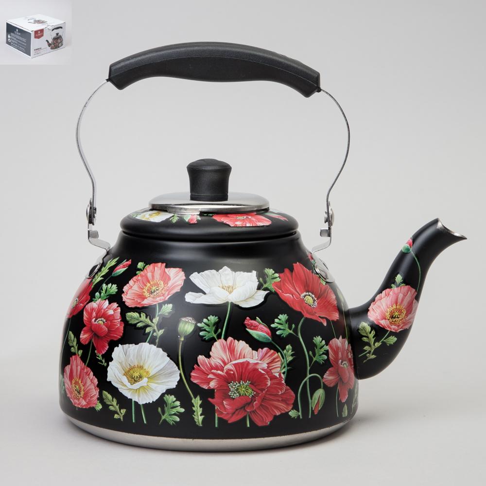 Чайник 1 л со свистком и фильтром / 916-410 /уп 6/