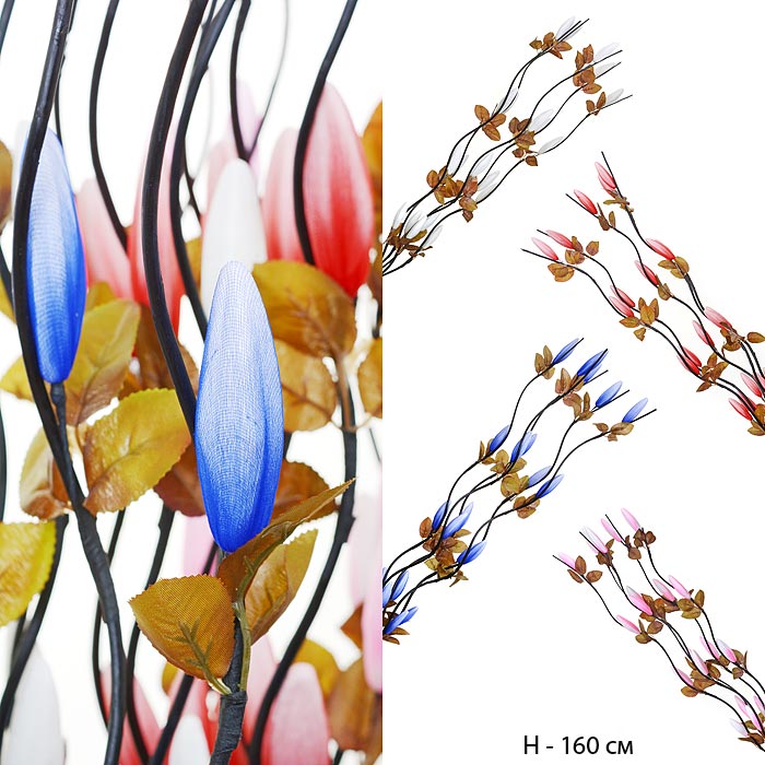 Сухоцвет набор 5 штук 160 см капрон / 39-9 /уп 140/А