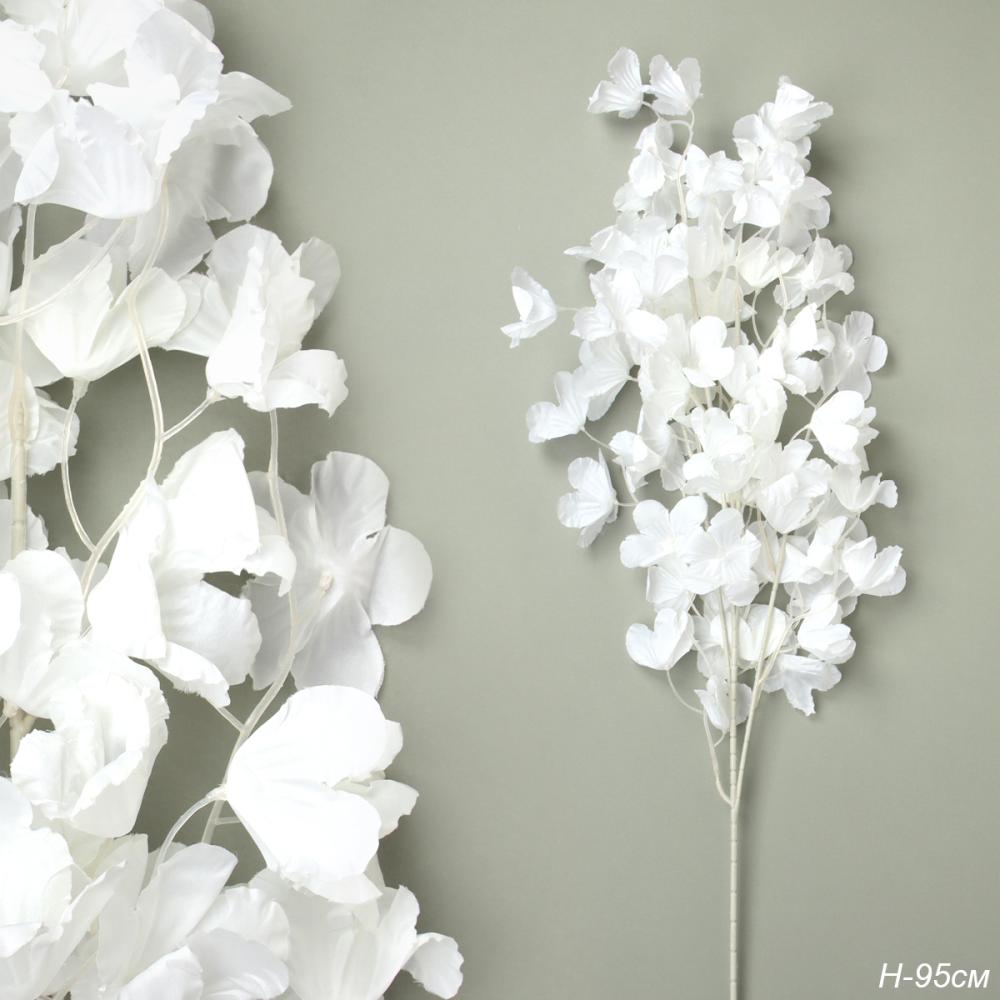 Цветок искусственный БЕЛЫЙ 95 см / ZHQ-22 /уп 20/200/