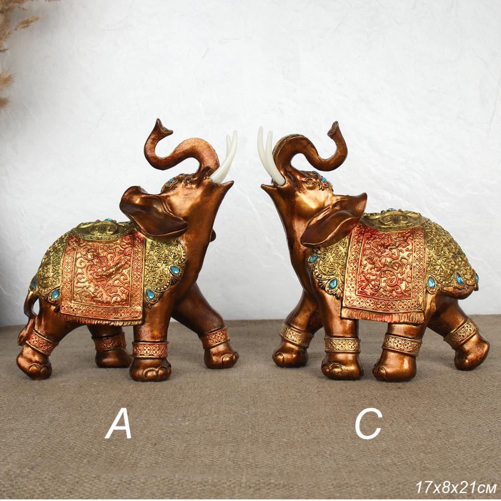 Статуэтка Слон 21 см / 29081 /уп 24/