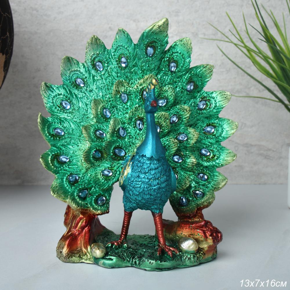 Статуэтка Павлин 17 см / 2817 /уп 48/