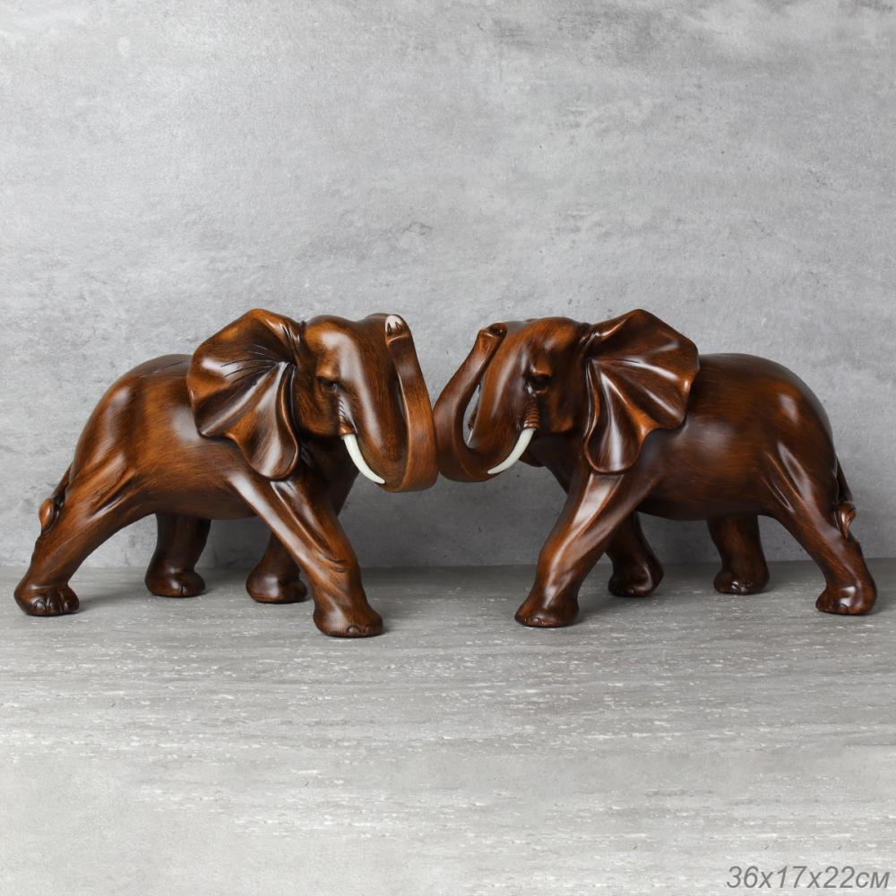 Статуэтка Слон 36х17х22 / 099АВ /уп 2/8/