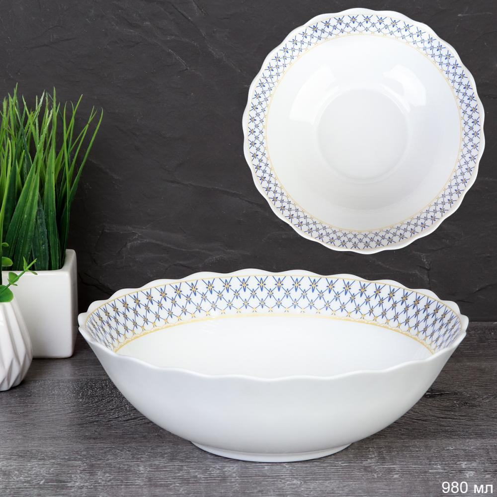 Тарелка глубокая суповая 950 мл 200 мм Богатырь / O302008-KH386/S /уп 6/24/ Сетка