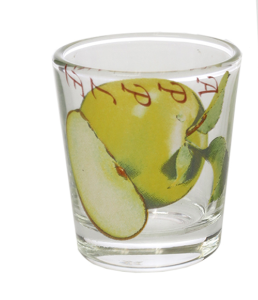 Стопка 40 мл Фрукты /уп 8/ деколь