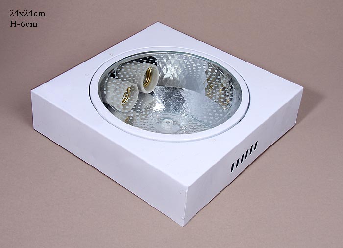 Светильник потолочный / BR871, 2x15W3U /уп 10/