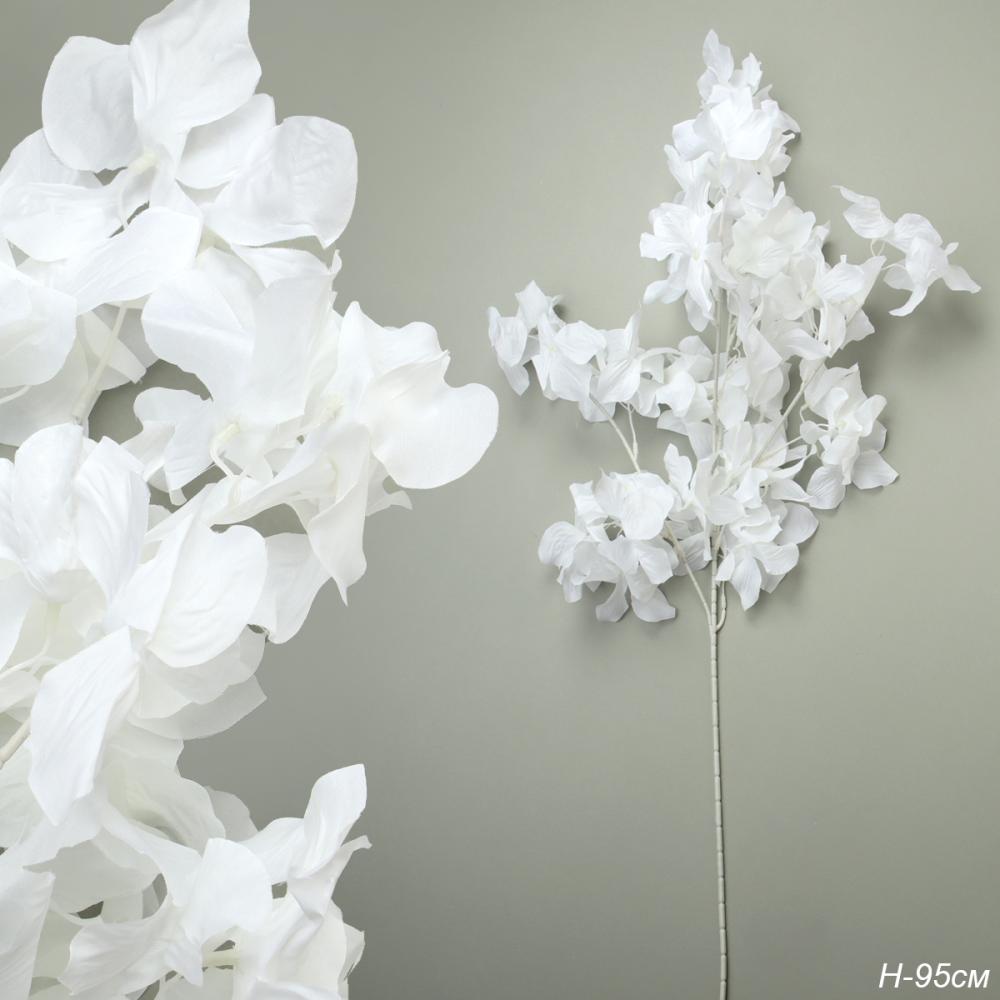 Цветок искусственный БЕЛЫЙ 95 см / ZHQ-17 /уп 20/200/