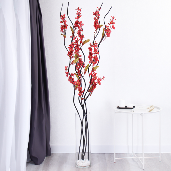 Сухоцвет набор 5 штук 150 см КРАСНЫЙ / GT-174 /уп 120/718006