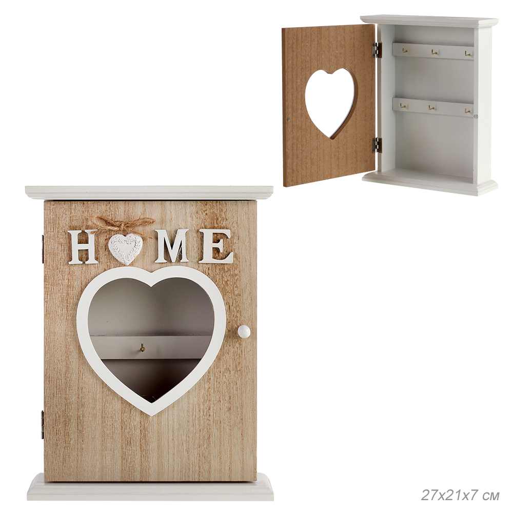 Ключница 27х21х7 см 6 крючков / F20035 /уп 36/