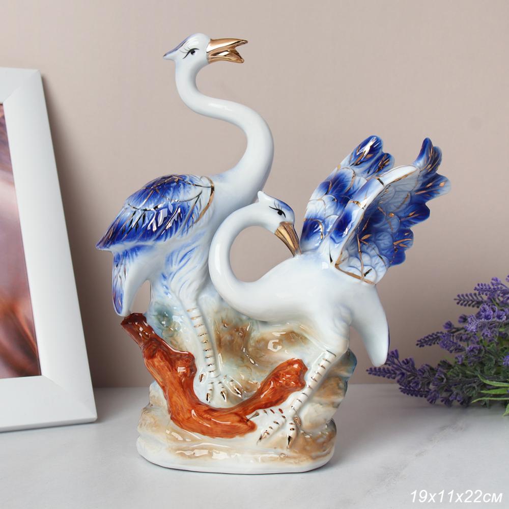 Статуэтка Аист 22 см / W20-11/1 /уп 24/