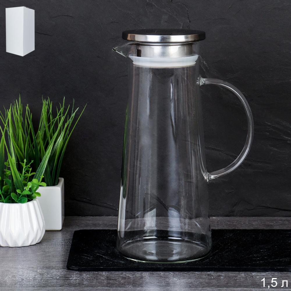 Кувшин 1500 мл / LCWJ5202 /уп 40/Металлическая крышка