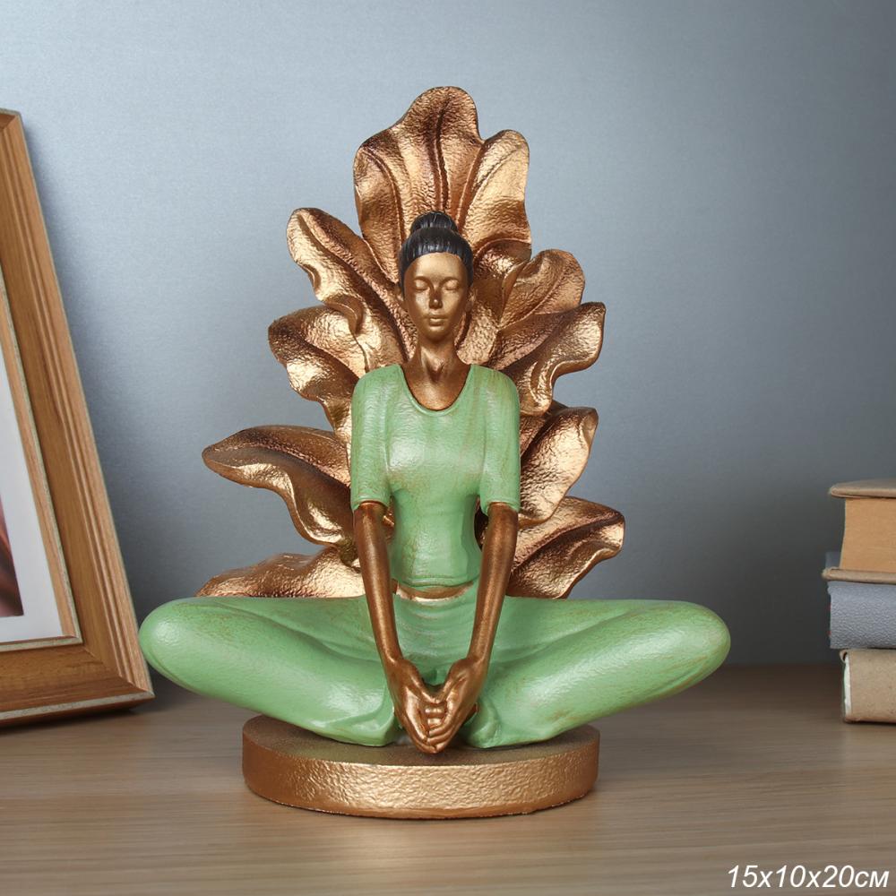 Фигурка Йога 15*11.5*20 cm / XL-80874-1 /уп 16/20/