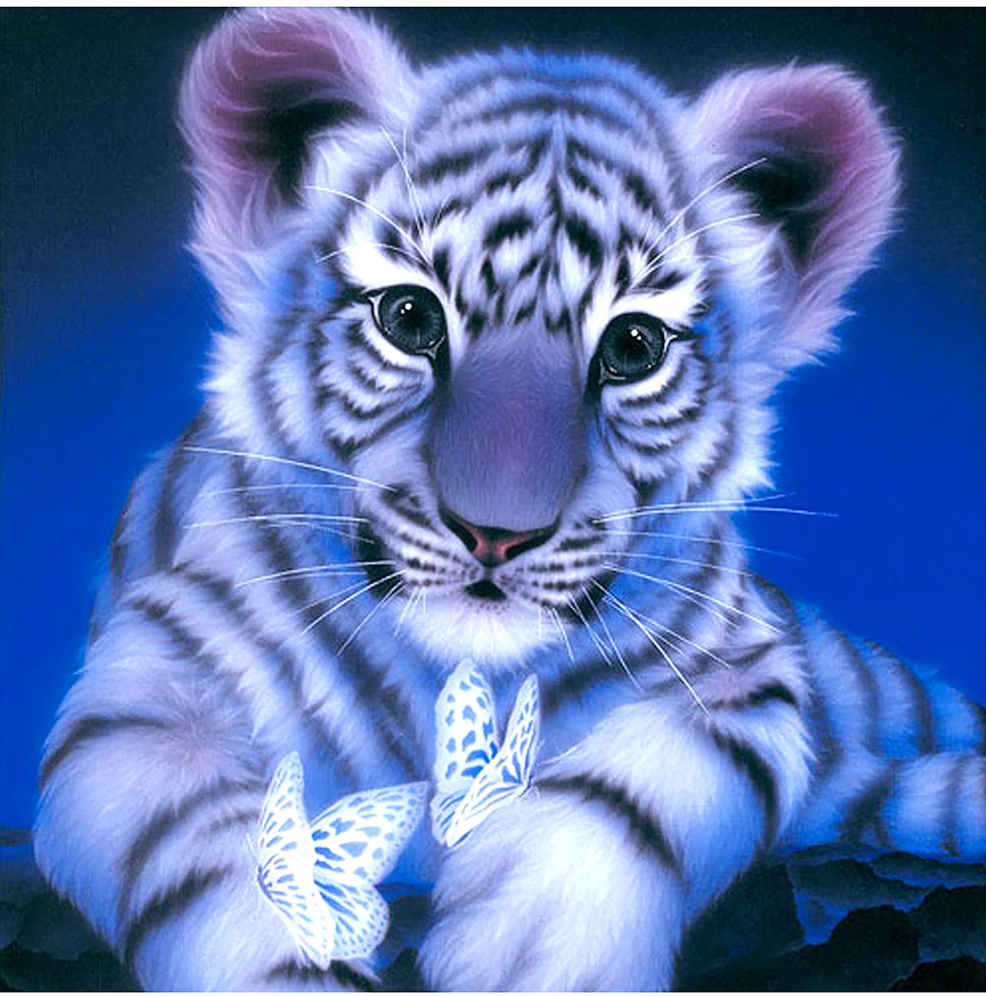 Алмазная живопись тигр и Тигренок