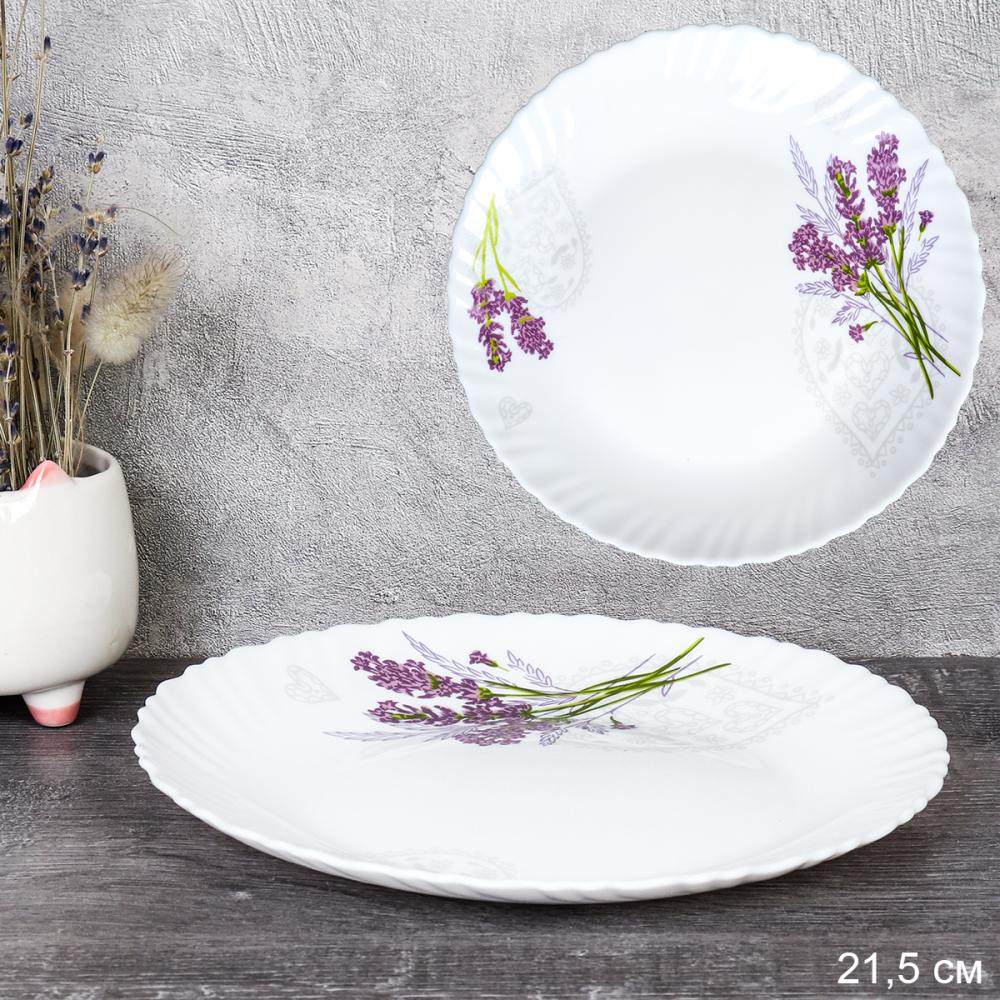 Тарелка 215 мм / LHP-85 (7131) /уп 48/ Букет лаванды