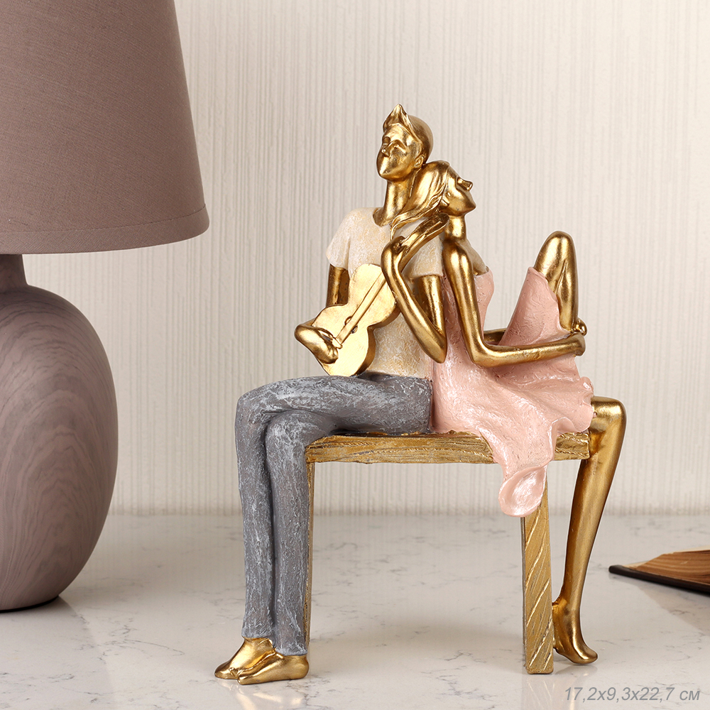 Статуэтка Влюбленные 23 см / XL-80243-3 /уп 12/