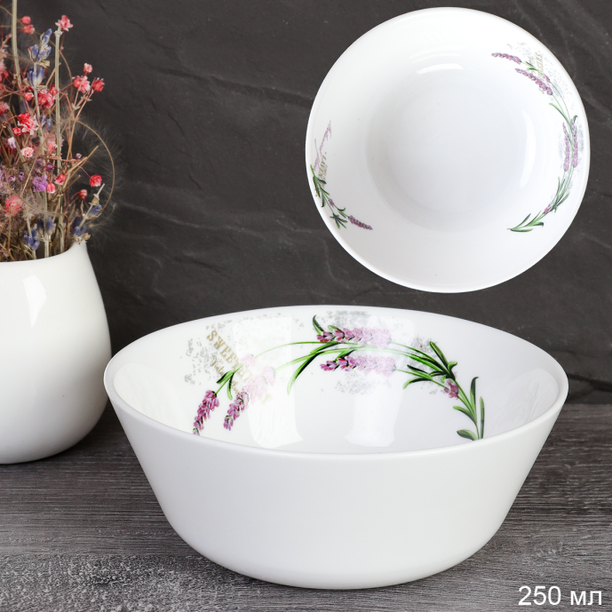 Бульонница 250 мл Евро / FLMLW45 (18142-1) /уп 108/ Лаванда/ 737148