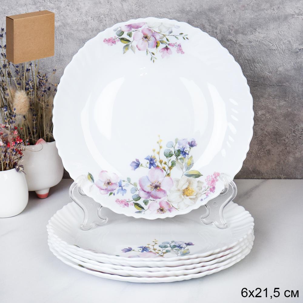 Набор тарелок 6 штук 215 мм / LHP-85 (7158) /уп 8/