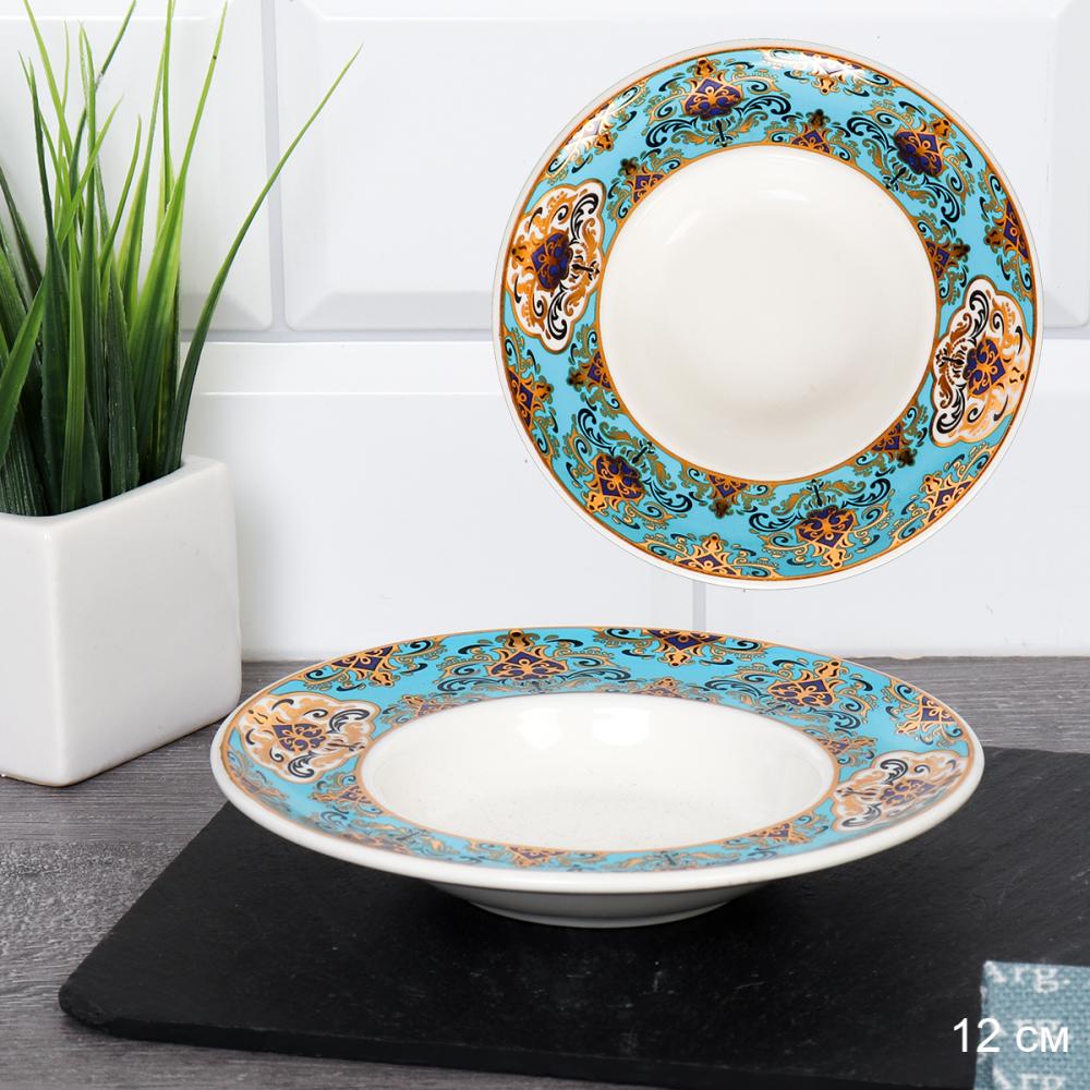 Блюдце восточная форма / QN22 /уп 12/