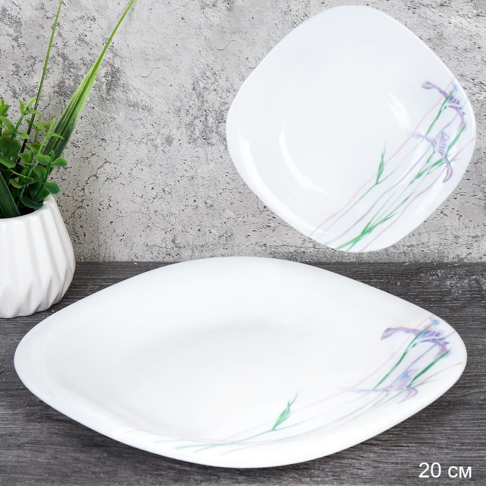 Тарелка квадратная 200 мм / FP-80XN (6530) /уп 6/48/