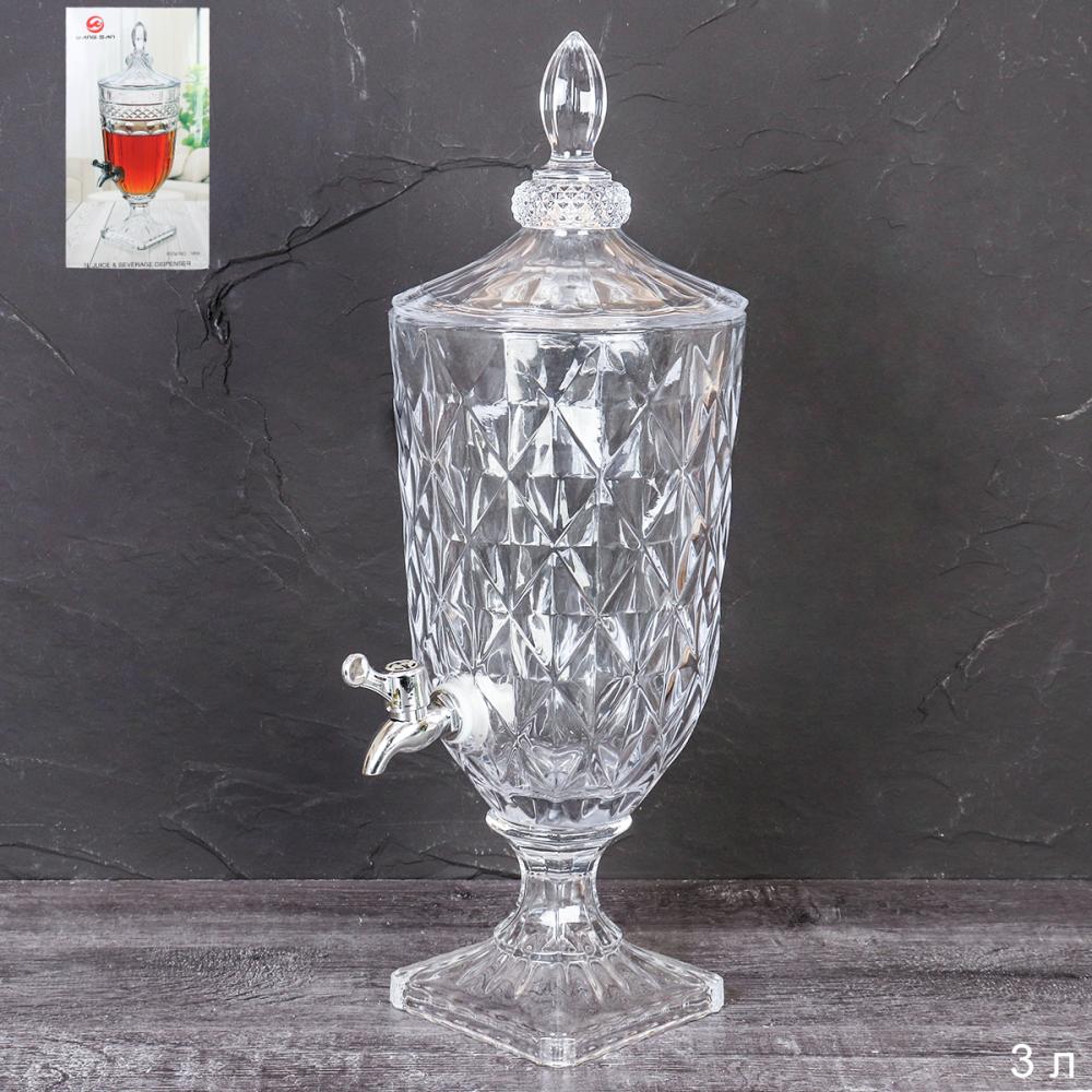 Лимонадник для напитков с краном 3 л / 93602 /уп 6/ Диспенсер