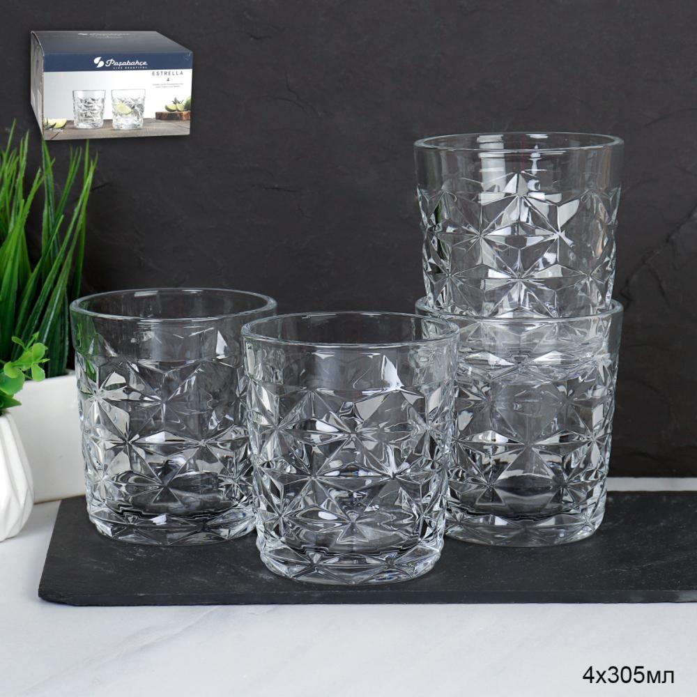 Стакан 4 штуки  305 мл Estrella / 520542B /уп 6 /
