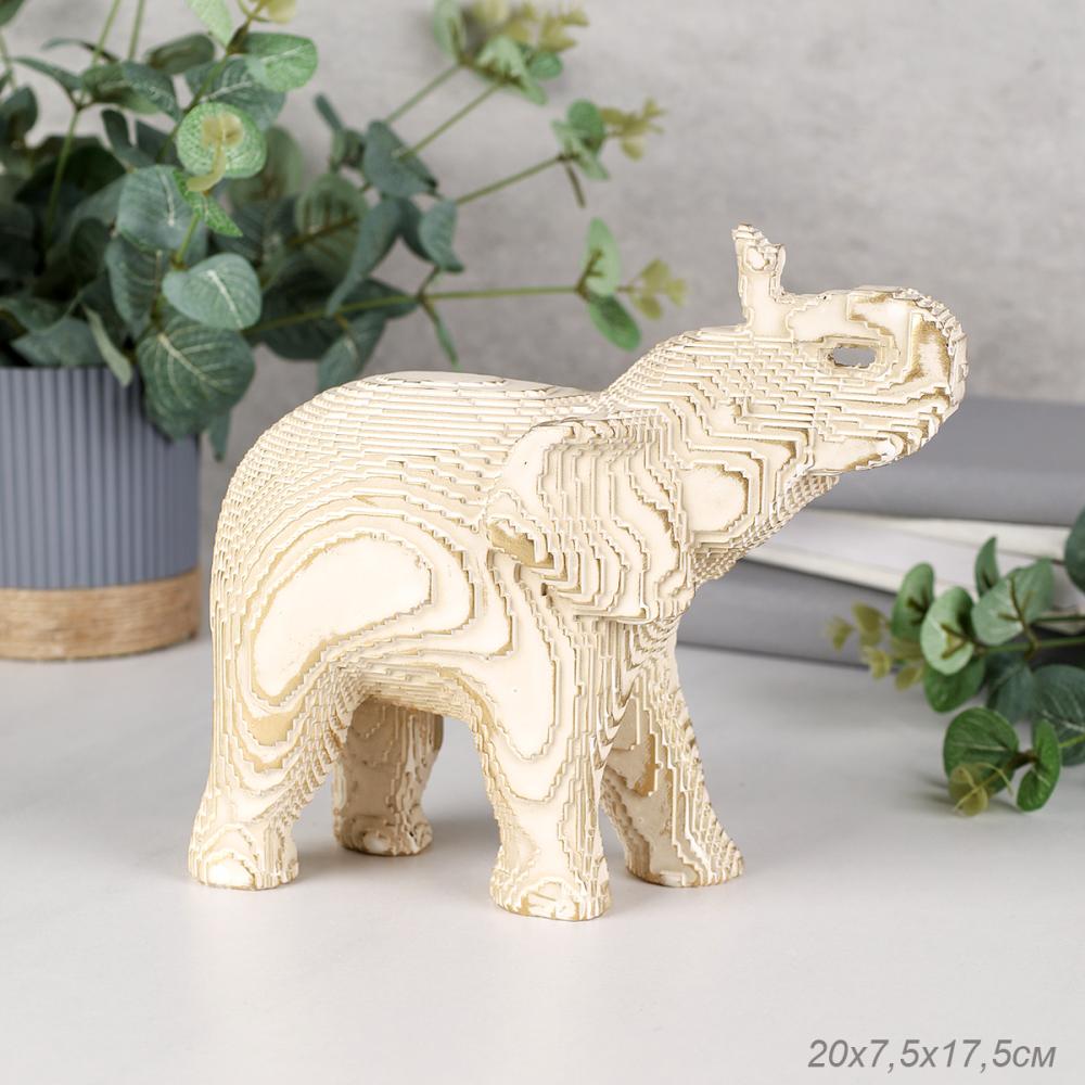 Фигурка Слон 17,5 см / YX35101 /уп 12/3D узор
