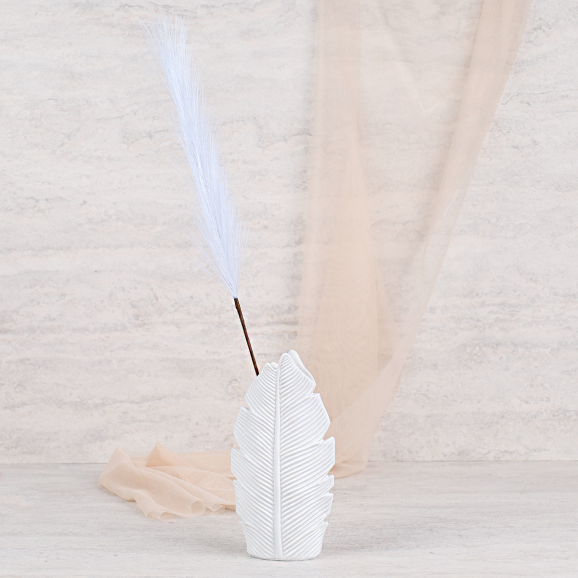 Ветка декоративная 50 см БЕЛЫЙ / W394132 /уп 10/750/1500/716129