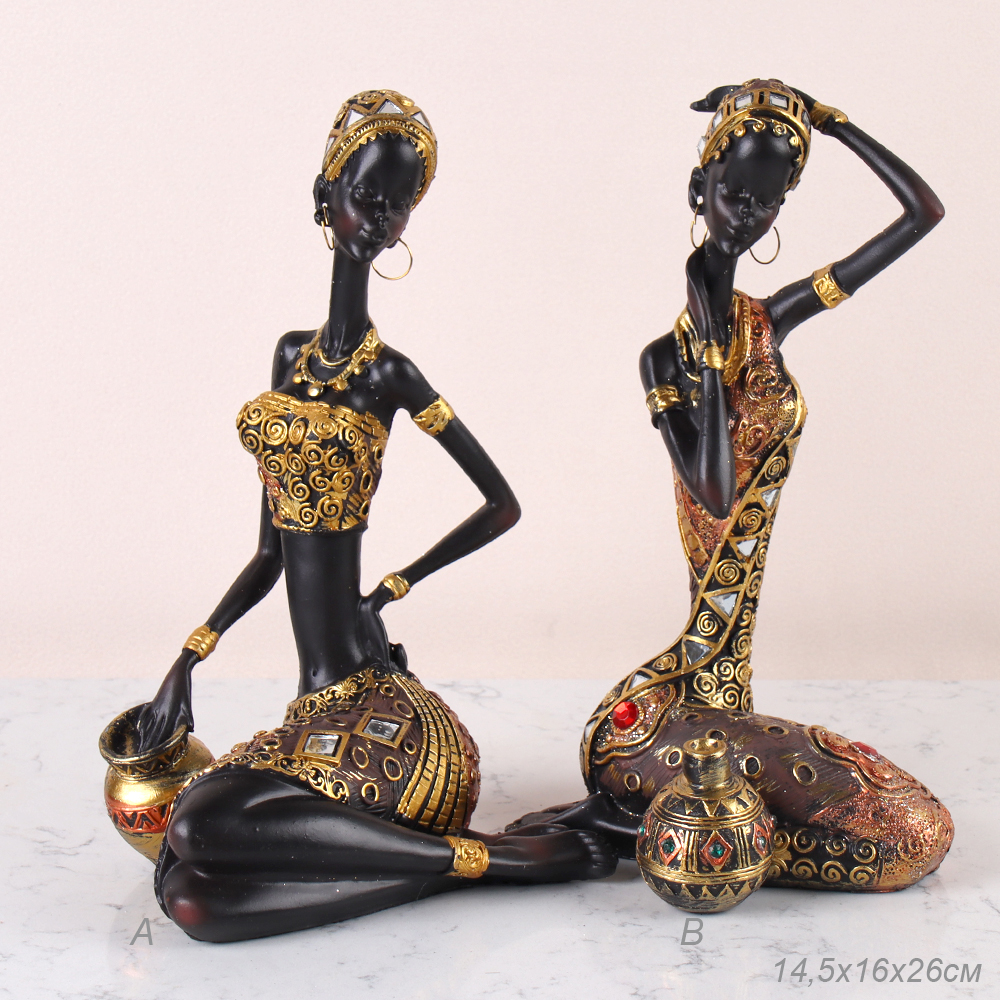 Статуэтка Африканка 26 см / 25187 /уп 18/ (А)