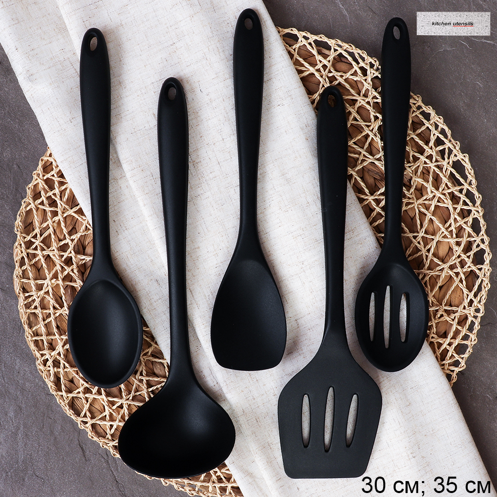 Кухонный набор 5 предметов силиконовый / GR-475 /уп 20/