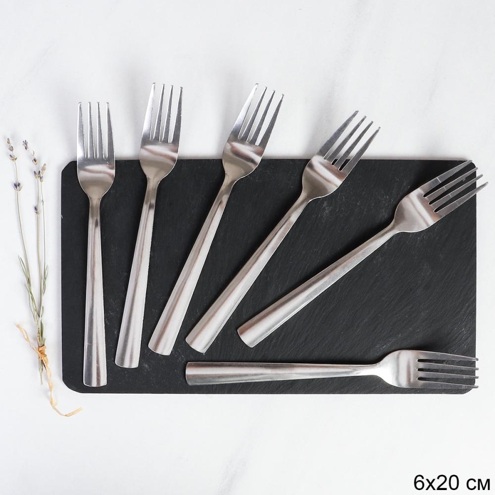 Вилка столовая 6 штук Серебро Сюита / MJT98 /уп 100/ 410