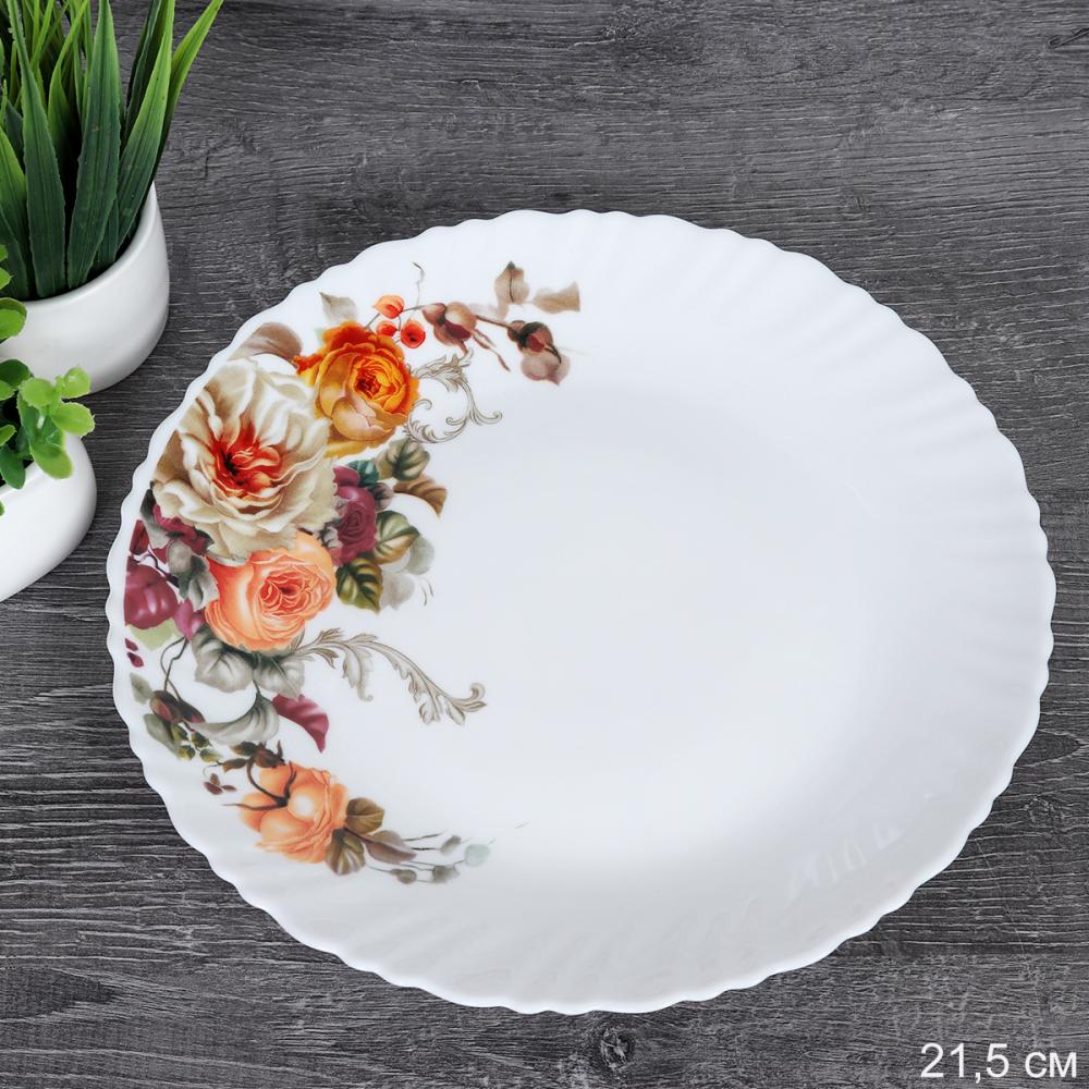 Тарелка 215 мм / LHP-85 (7064) /уп 6/72/ Пионы