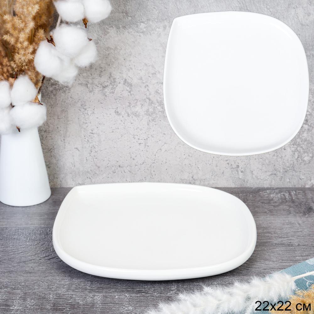 Блюдо фигурное 25,5х24 см / DR-1052 /уп 25/