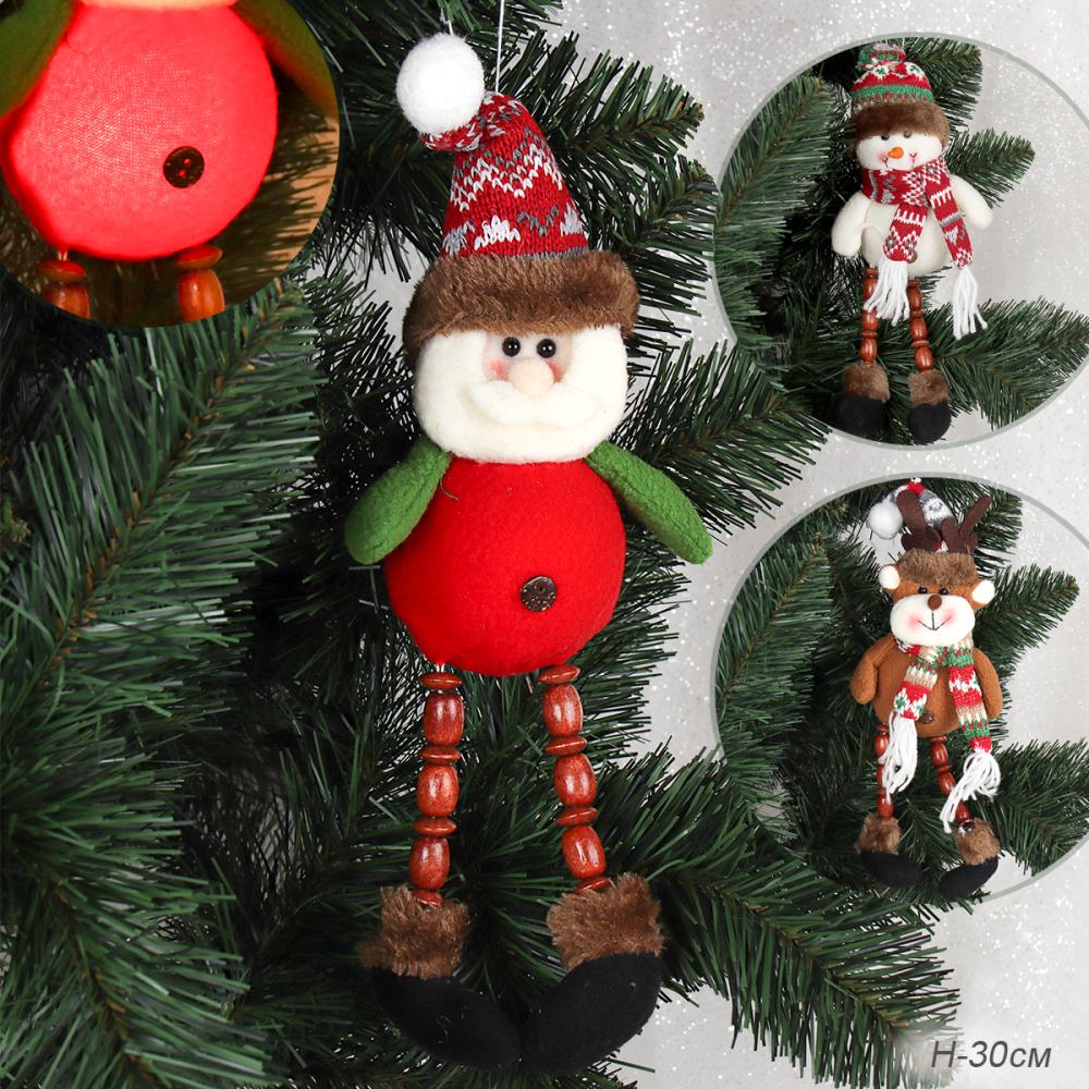 Новогоднее украшение светодиодное 10x7x34 см / N106ABС /уп 200/ микс