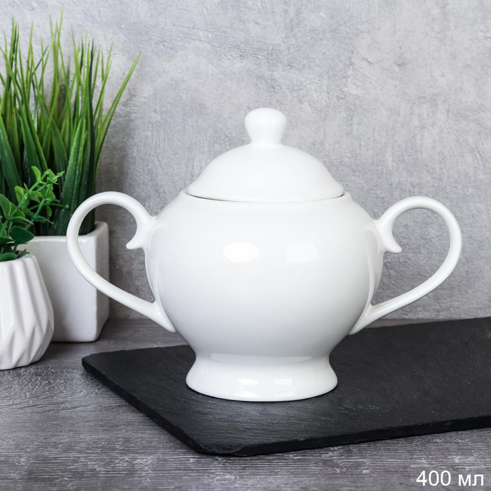 Сахарница 400 мл с ручками / FR-160 /уп 24/уп 23/