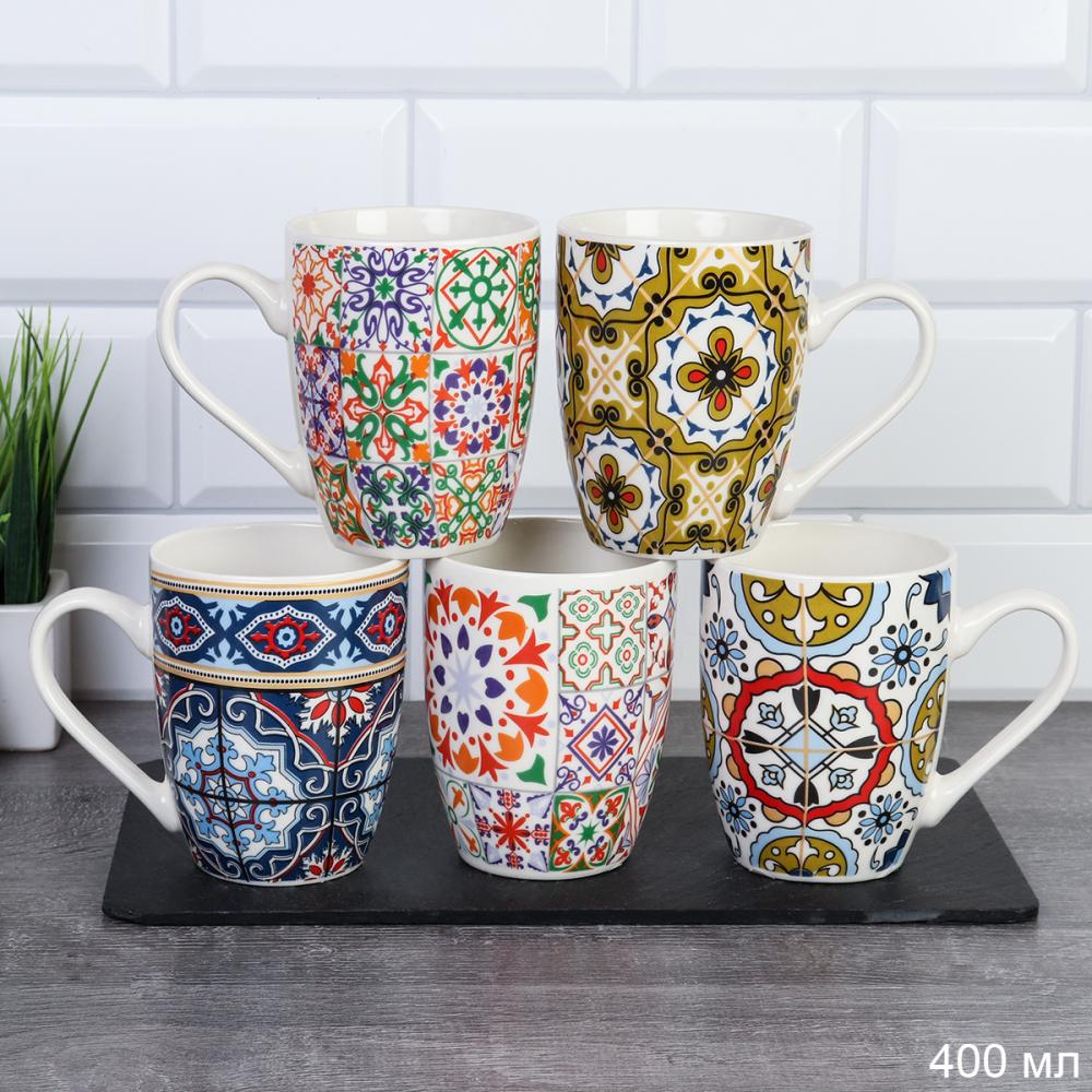 Кружка 400 мл Орнамент Восточный / K559 /уп 72/