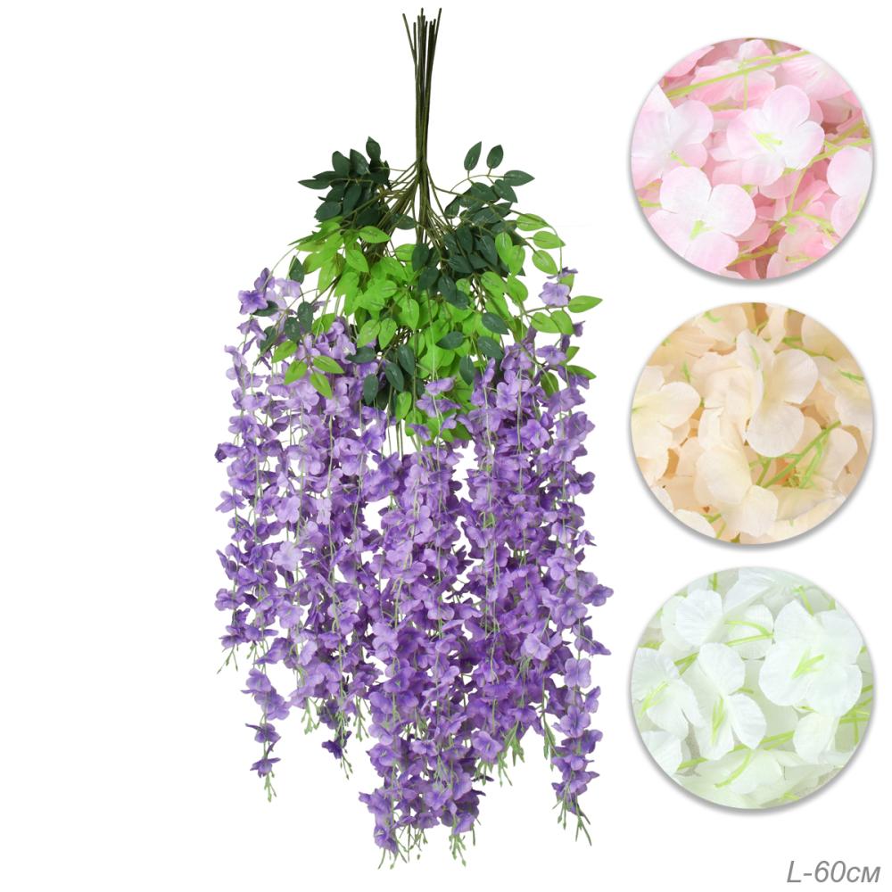 Искусственные листья 12 штук Цветы / 149NA-25 /уп 100/