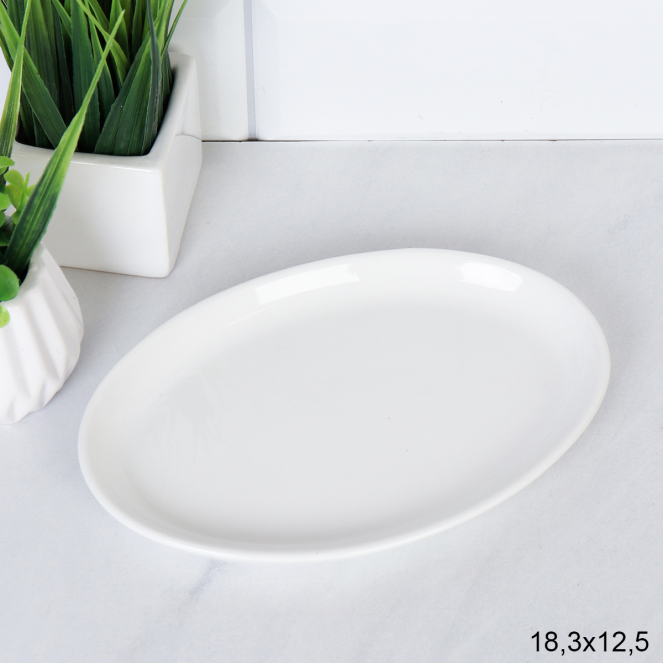 Блюдо овальное 18 см / WE-245 /уп 60/732544