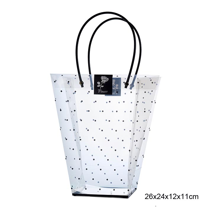 Пакет подарочный для цветов трапеция 26х24х12х11 / 9090-2 /уп 10/400/