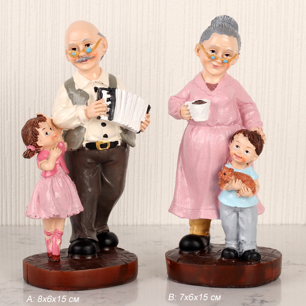Фигурка Бабушка/Дедушка 17 см / XY-47 /уп 2/144/