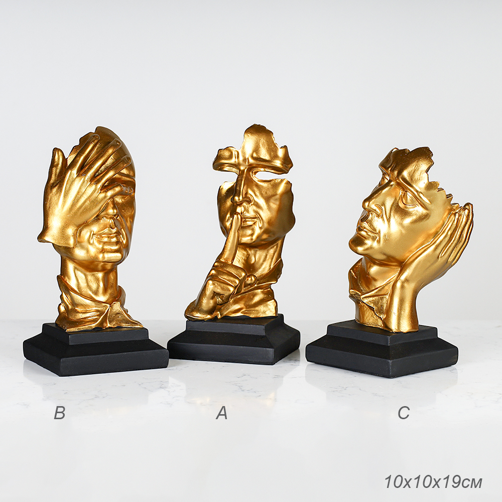 Статуэтка Маска 19 см / 18206ABC /уп 24/