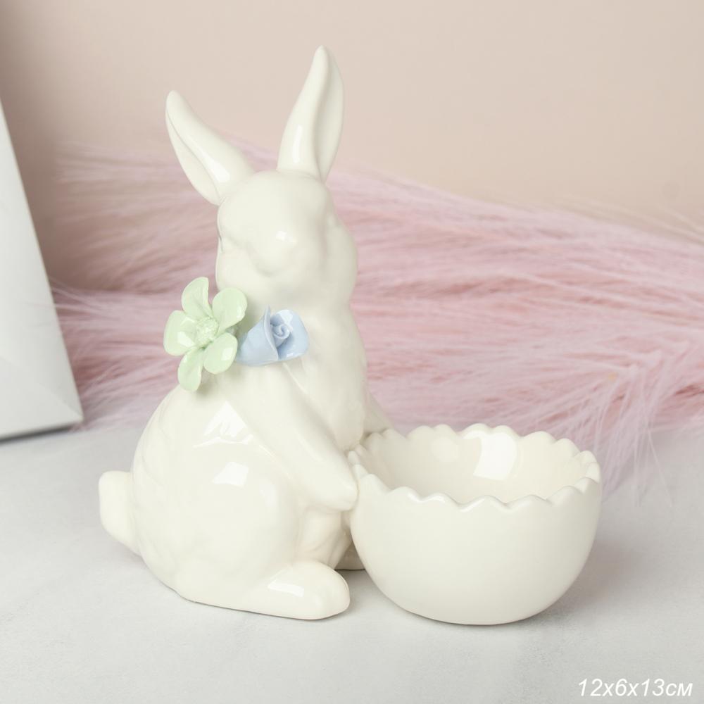 Фигурка Кролик кашпо 13 см / RD-705 /уп 96/