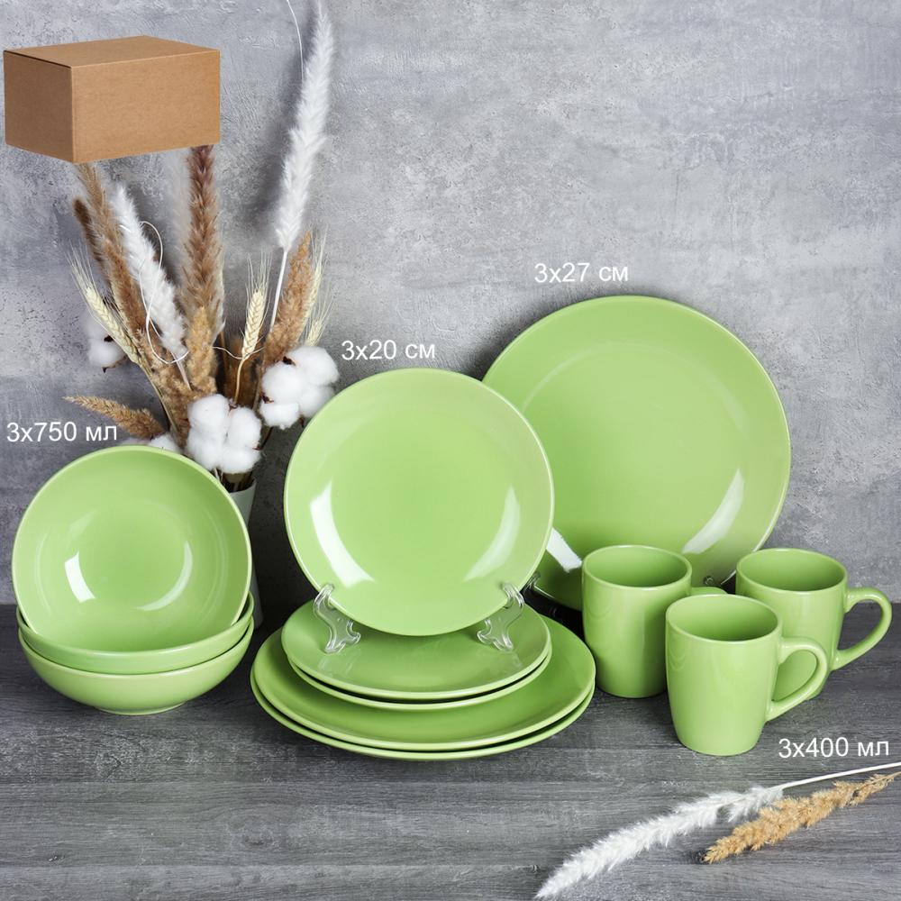 Столовый набор 12 предметов / SR-166 /уп 2/