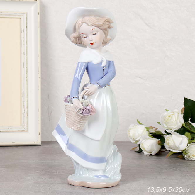 Статуэтка Дама 28 см / HP069 /уп 24/