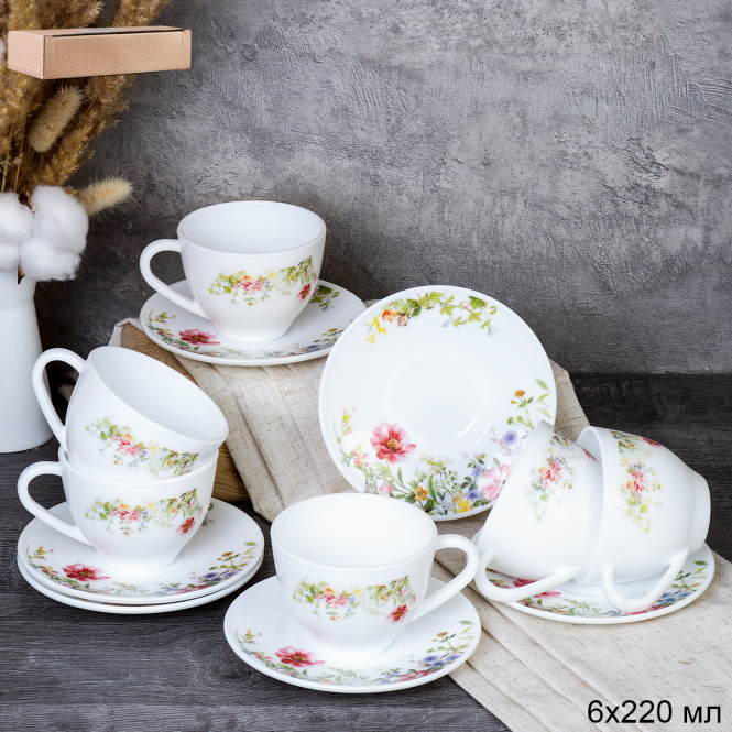 Чайная пара 220 мл ПАРА / GRAY-GB220/12 (7133)  / 727901