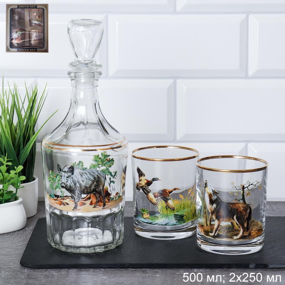 Набор подарочный 3 предмета Трофейная охота / 1330-Д34 Трофейная охота /уп 4/