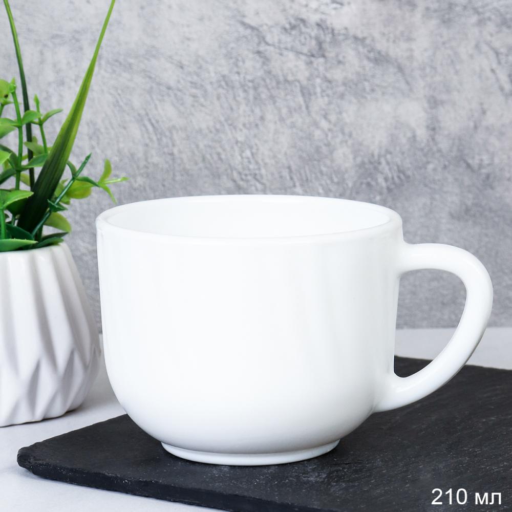 Кружка 210 мл Чашка чайная белая / DCB210 (white) /уп 6/48/