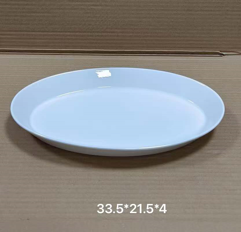 Блюдо овальное / G33 /уп 40/ 33,5х4 см