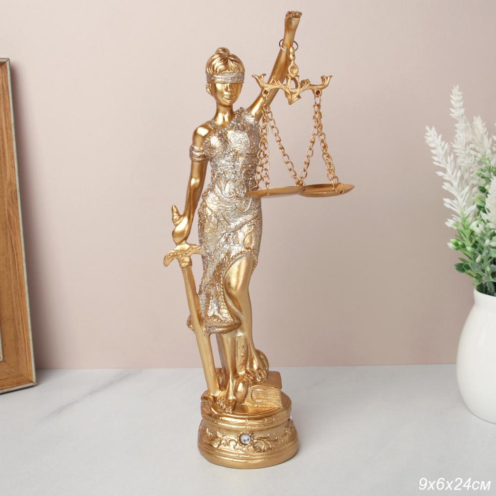 Статуэтка Фемида 24 см / QMH13336-48 /уп 24/